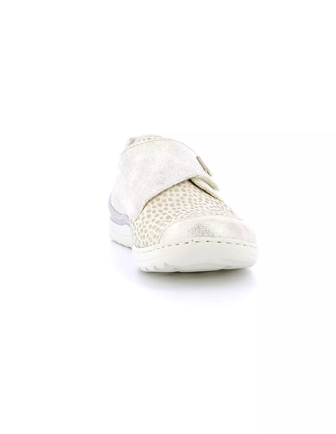 RIEKER 48951 - Baskets BEIGE-GOLD