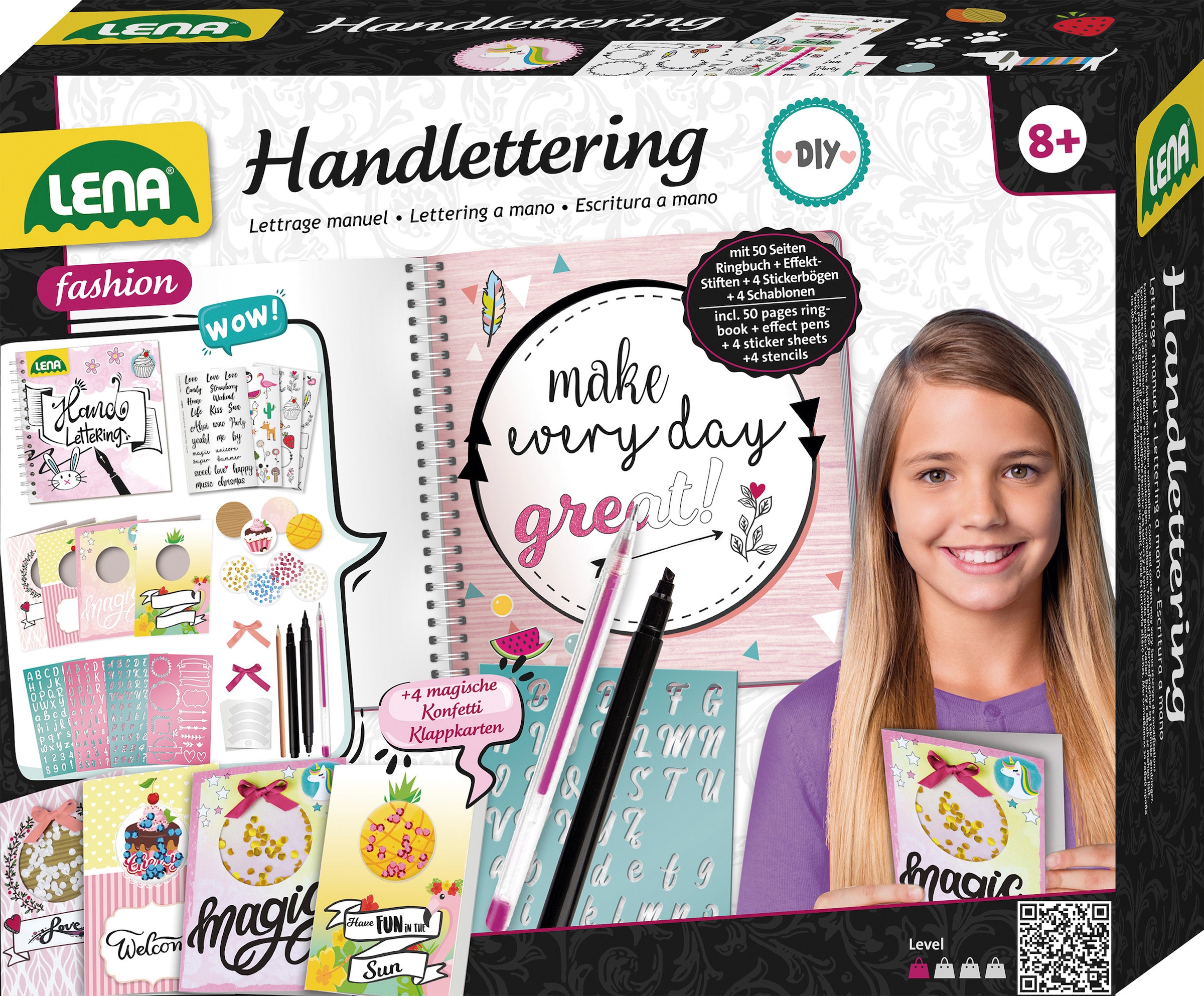 Lena® Kreativset »Handlettering-Set, gross«