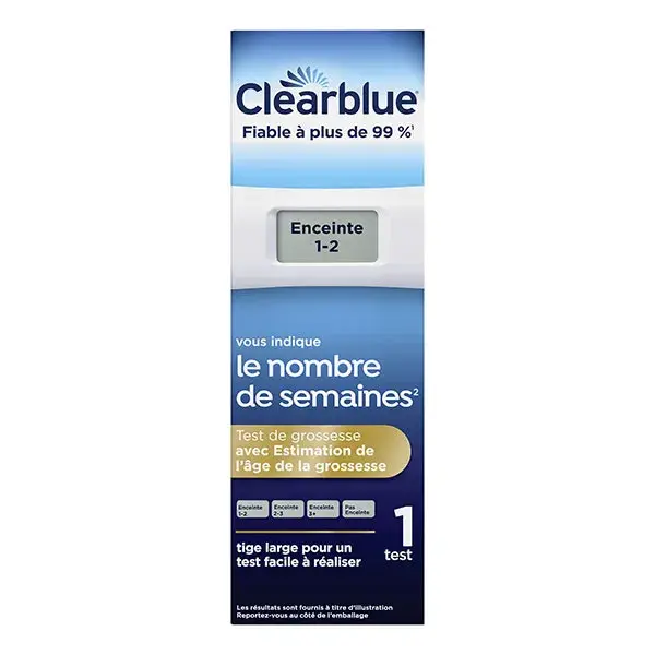 Teste de gravidez digital Clearblue