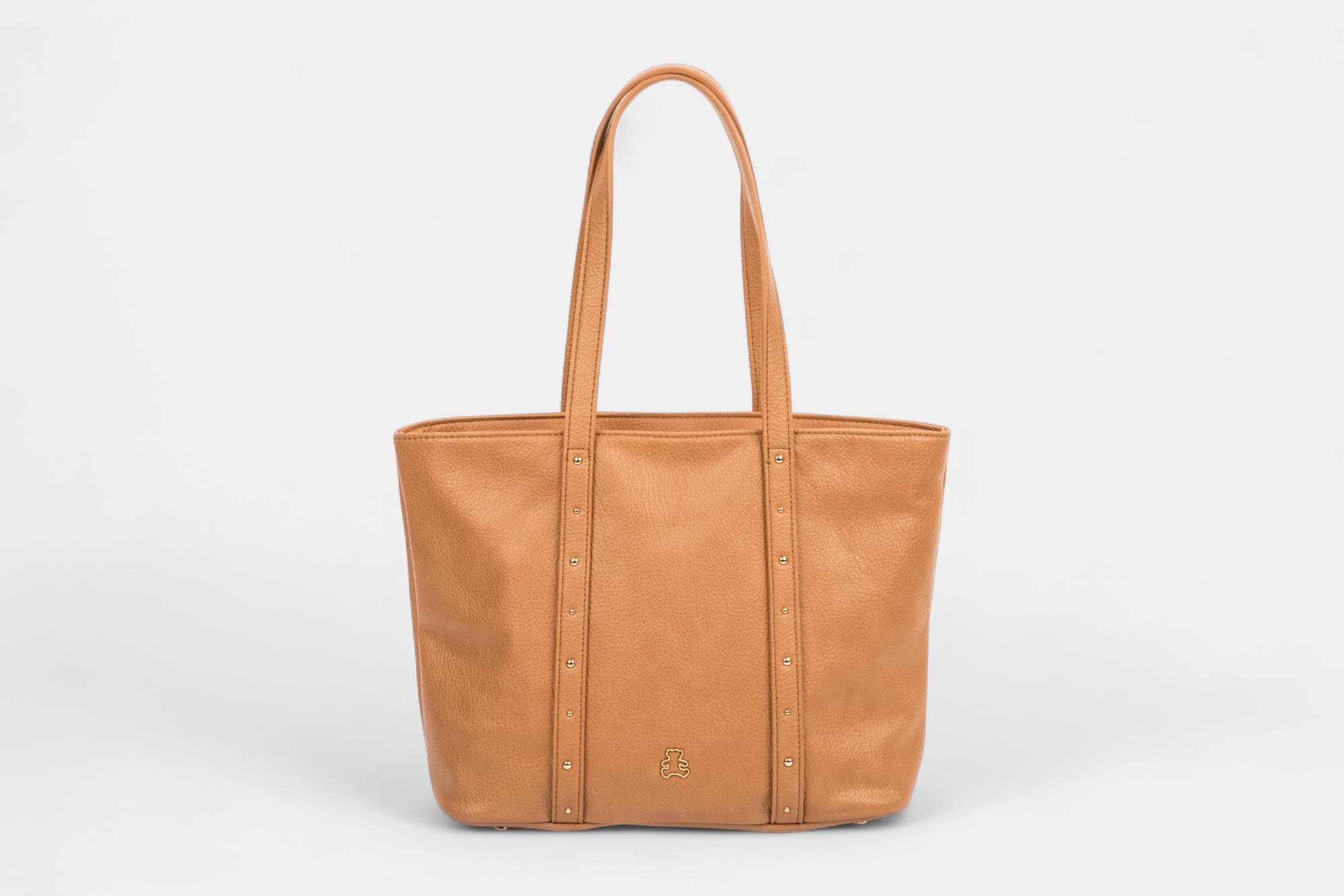 Sac de shopping cognac