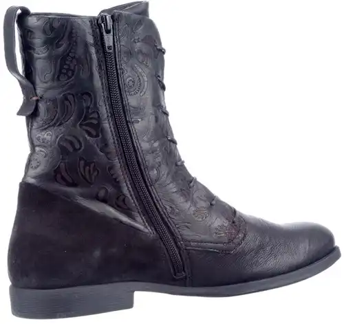 Think zwart combi 000034-0020 - maat 37 veterboot zwart - maat 37 Calandschoen