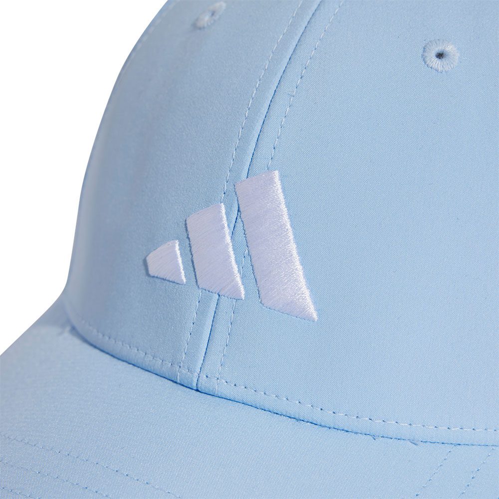 adidas New Logo Embroidered Baseball Kappe Kinder glow blue