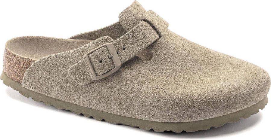 Birkenstock Boston Sandalen & Slides faded khaki maat: 41 beschikbare maaten:41 42 43 44 45 46