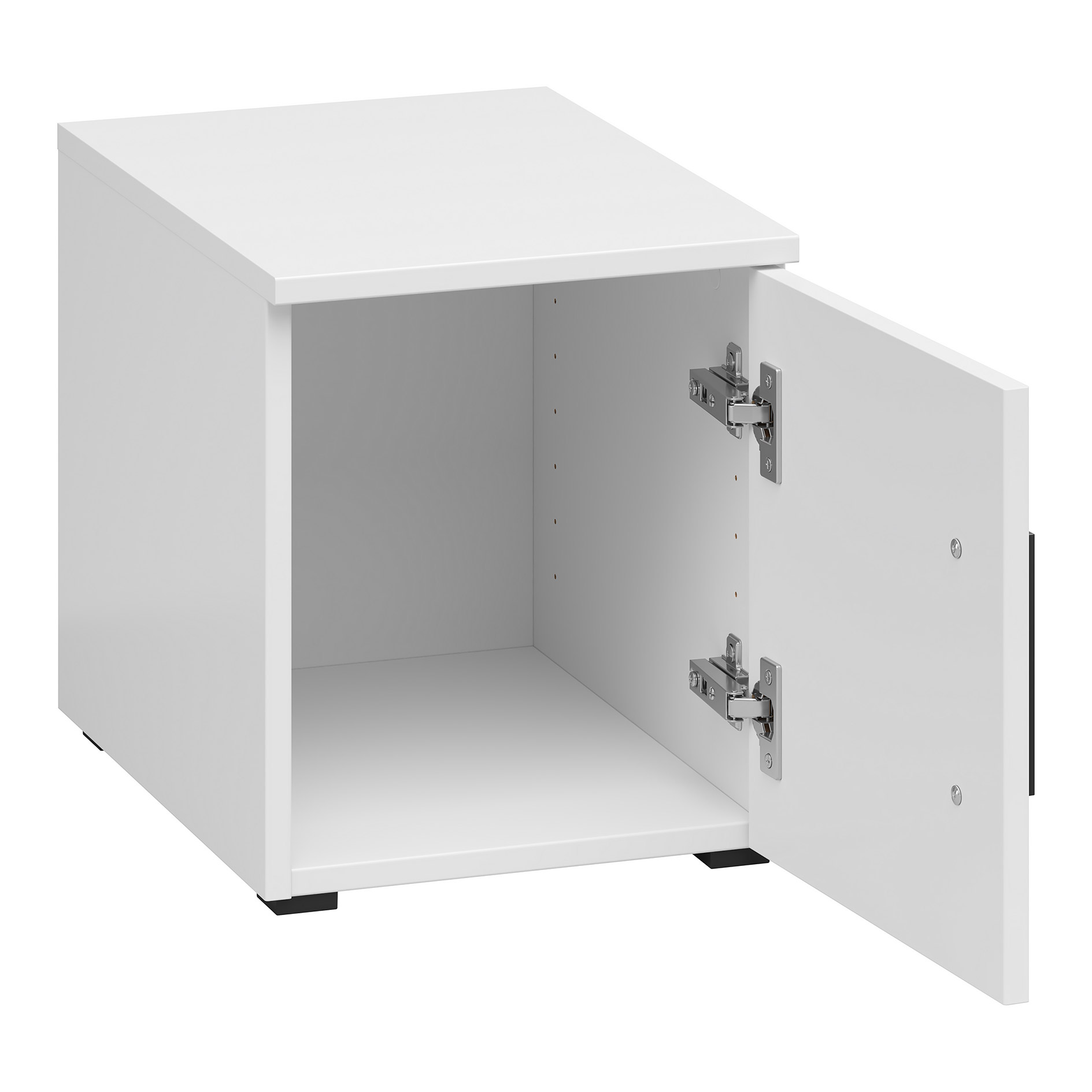 Aufsatzelement - auch hängend verwendbar - weiß - Breite 30 cm