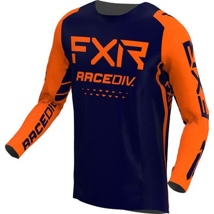 Maillot cross FXR PODIUM OFF-ROAD MIDNIGHT/ORANGE 2022 - Orange / Bleu
