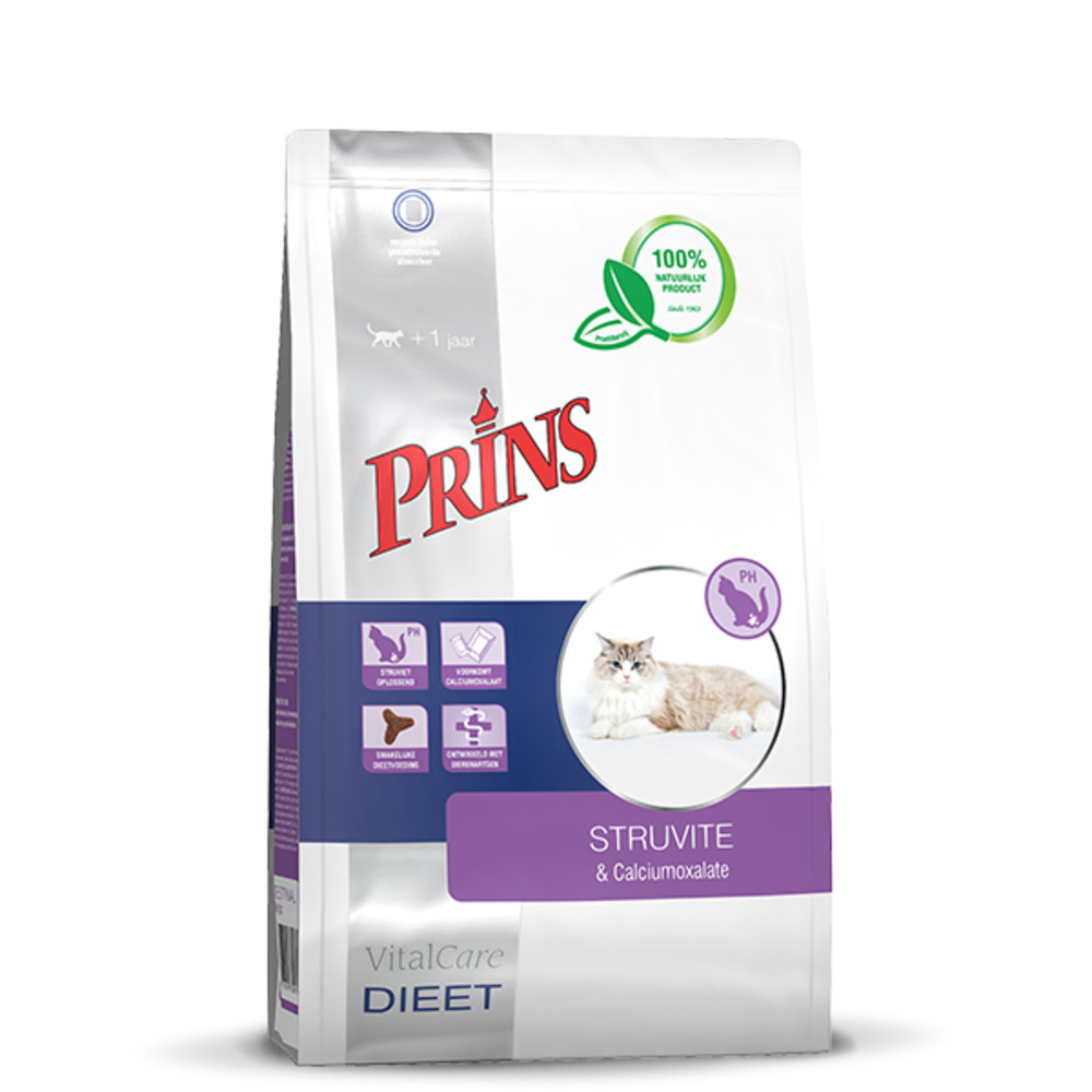 Prins VitalCare Veterinary Diet Struvite & Calciumoxalate Kattenvoer 1,5 kg