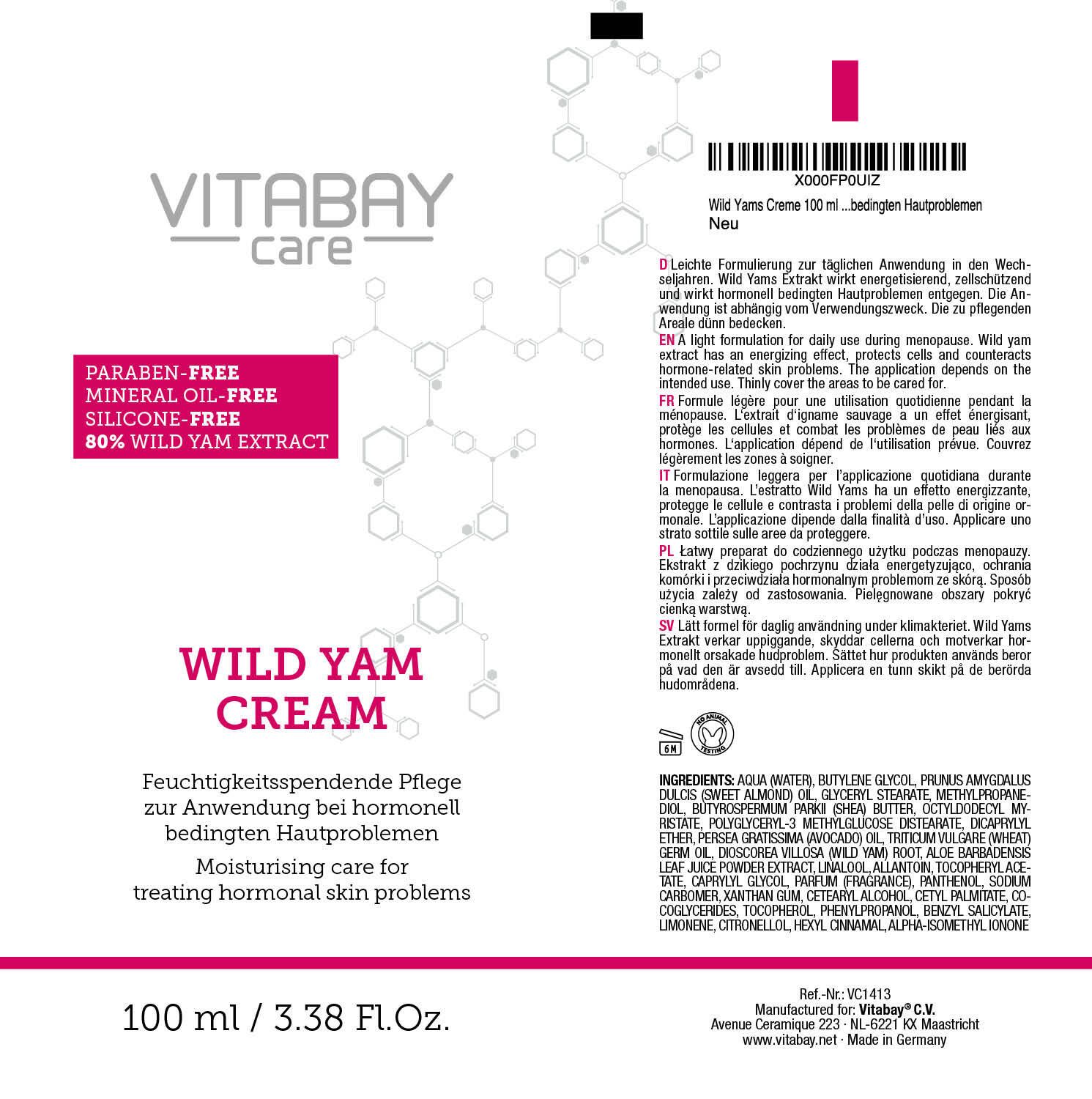 vitabay® Wild Yam Creme