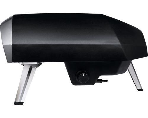 Ooni Koda 16 Gas Pizza Oven 63 x 58 cm RVS Zilver/Zwart L-vormige Vlam Gebruiksvriendelijk en Directe Gasontsteking