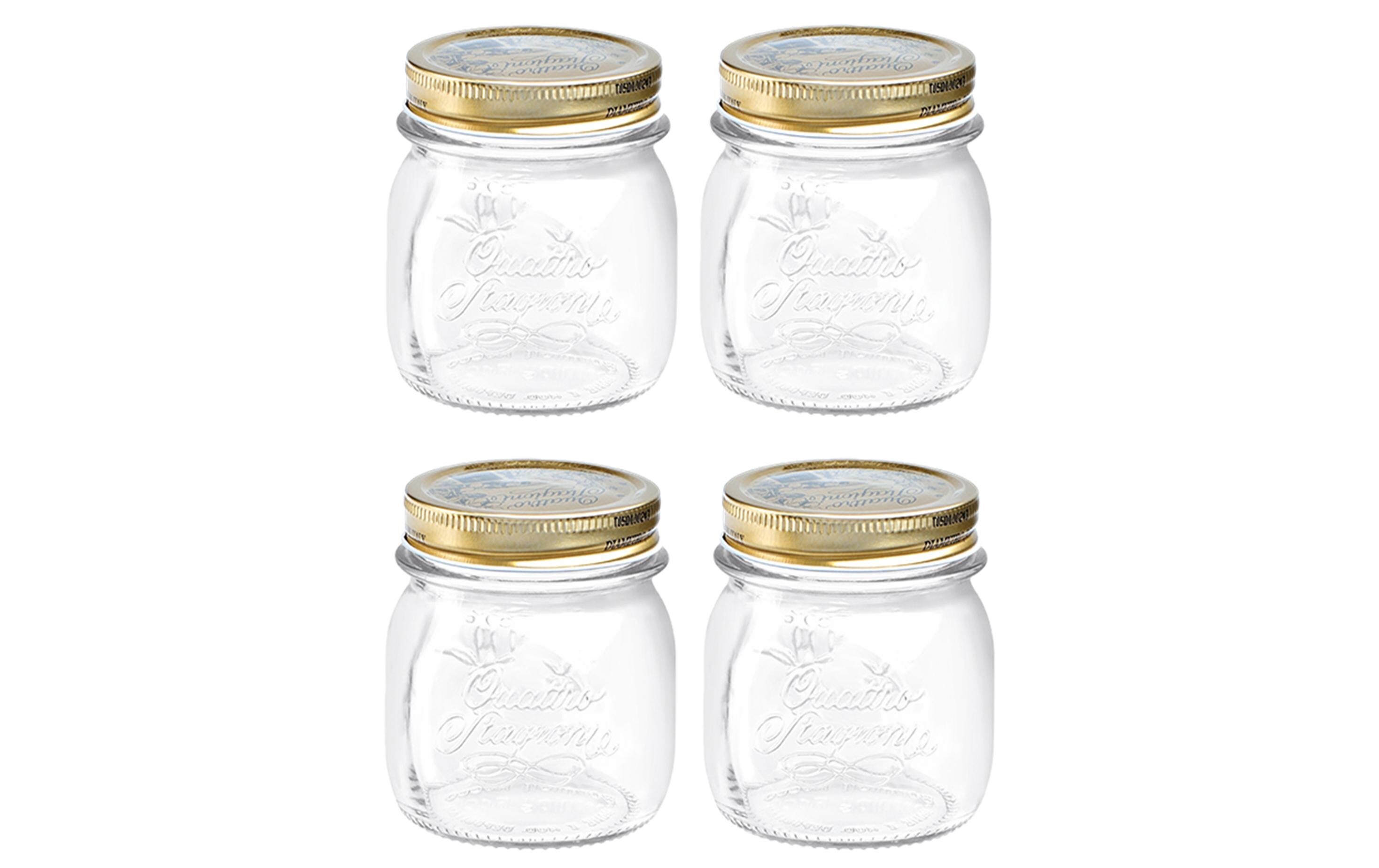 Einmachglas Quattro Stagioni 250 ml, 4 StückEinmachglas mit Schraubdeckel