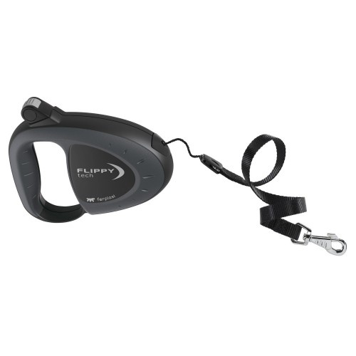 Guia para cães Ferplast Flippy Tech Black Rope
