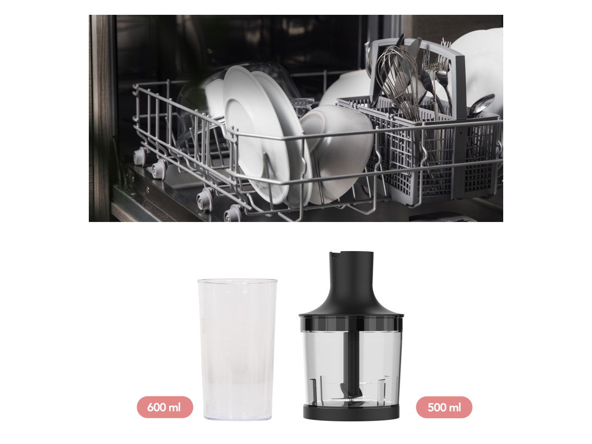 Aviro 6-in-1 staafmixer set - 1000 watt