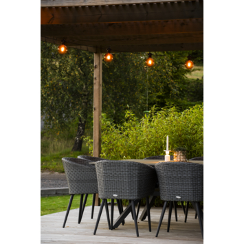 Konstsmide feestverlichting lichtsnoer 10 LED lampen extra warmwit 5 m
