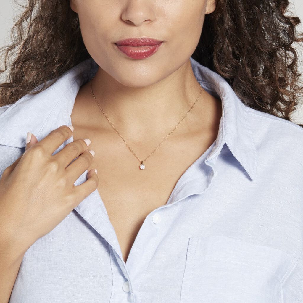 Collier Artemis Or Jaune Diamants