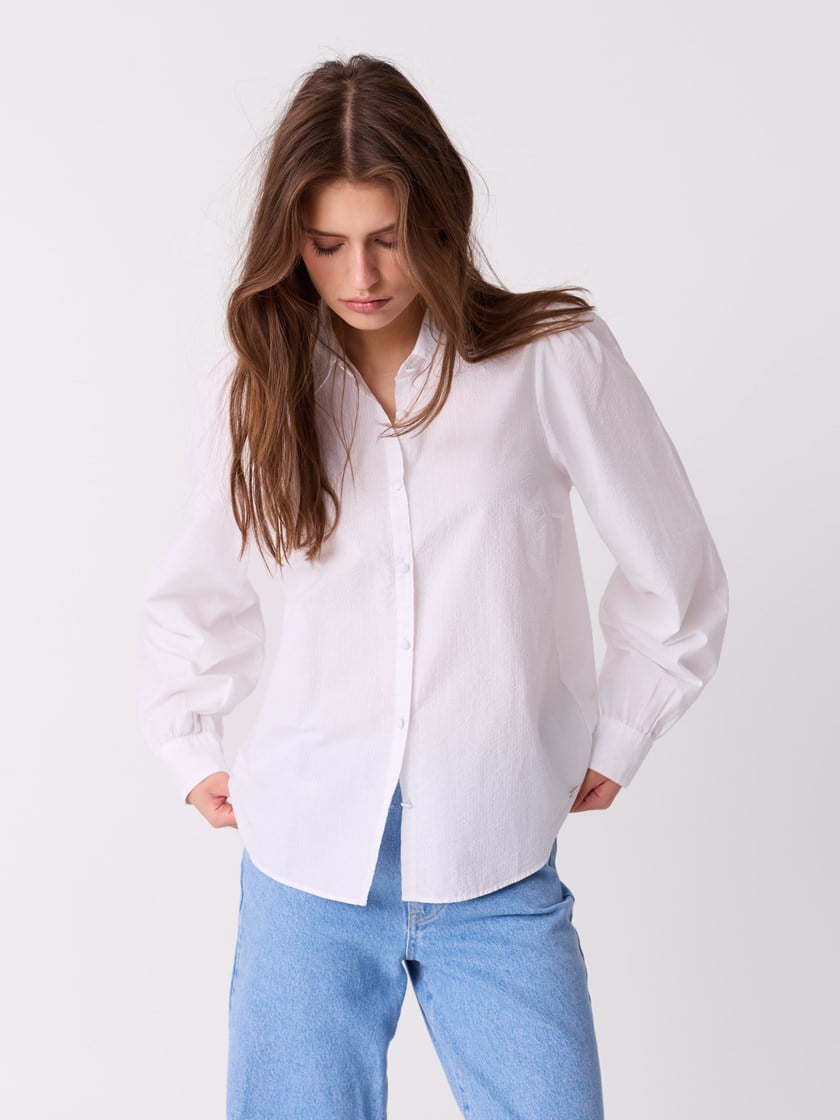 Pippa bluse Bright White