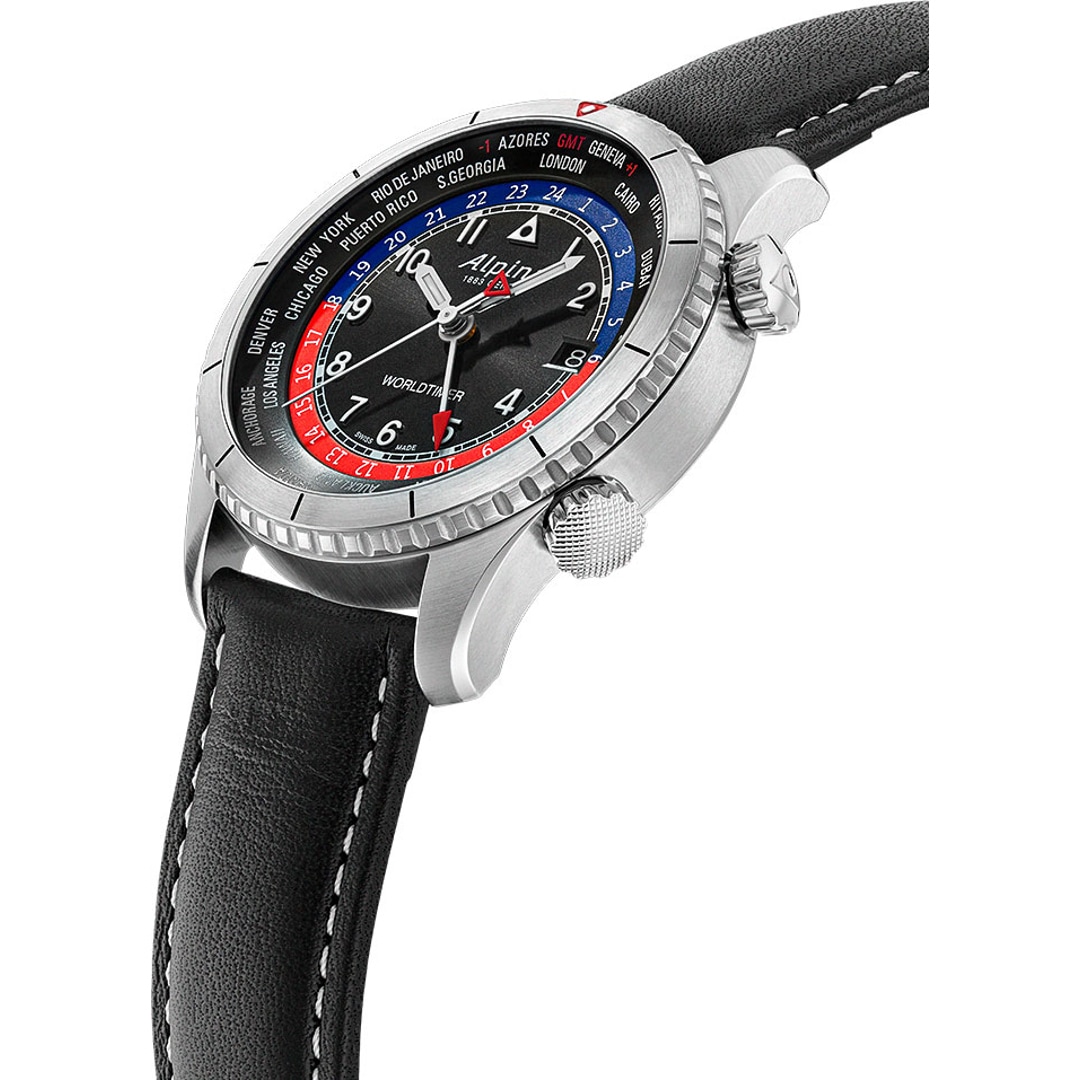 Alpina Startimer Pilot Quartz Worldtimer 41mm