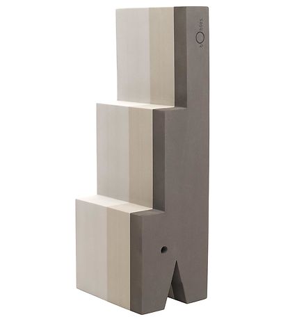 bObles Krokodil - 60x24x18 cm - Sand Grey