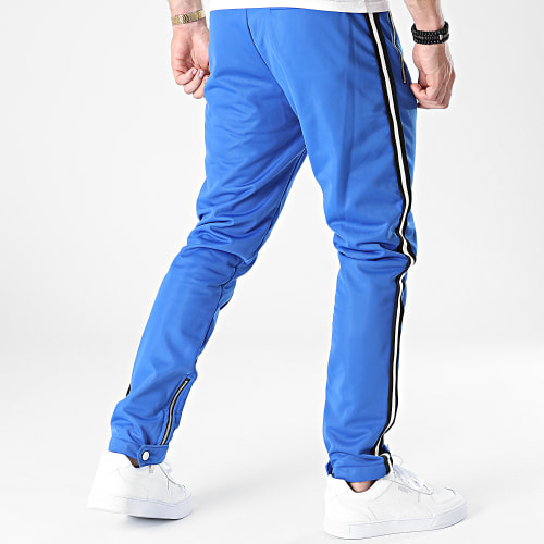 Pantalon Jogging A Bandes LL677 Bleu Roi
