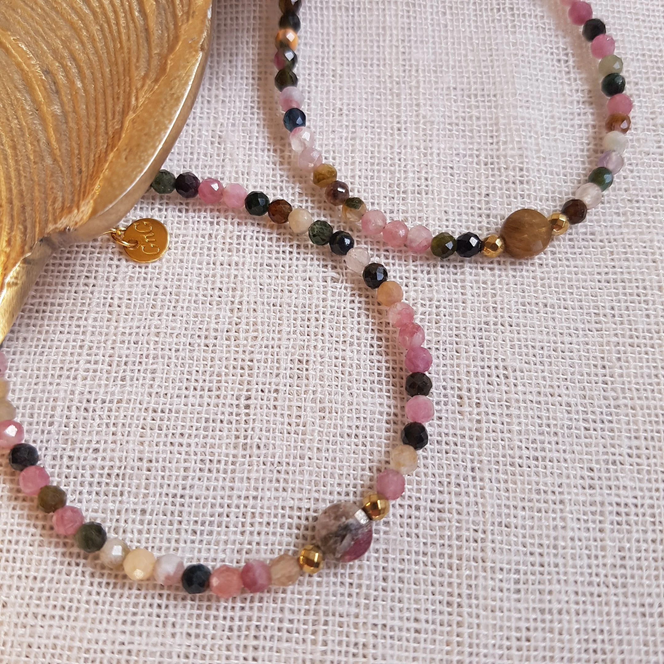 LISA - Bracelet tourmaline | Bleu