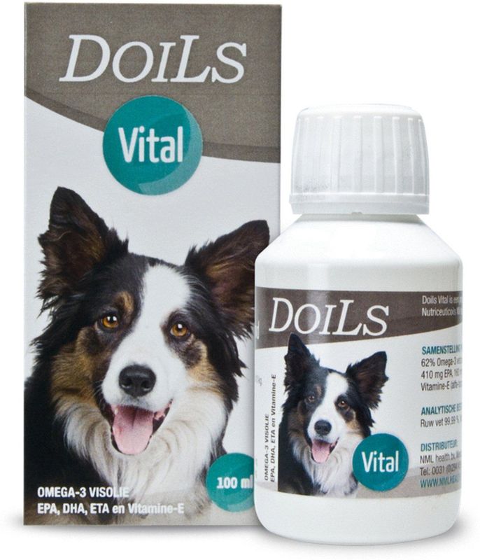 Doils - Vital - 236 ml - Sterk Geconcentreerde Vetzuren - Voor Honden