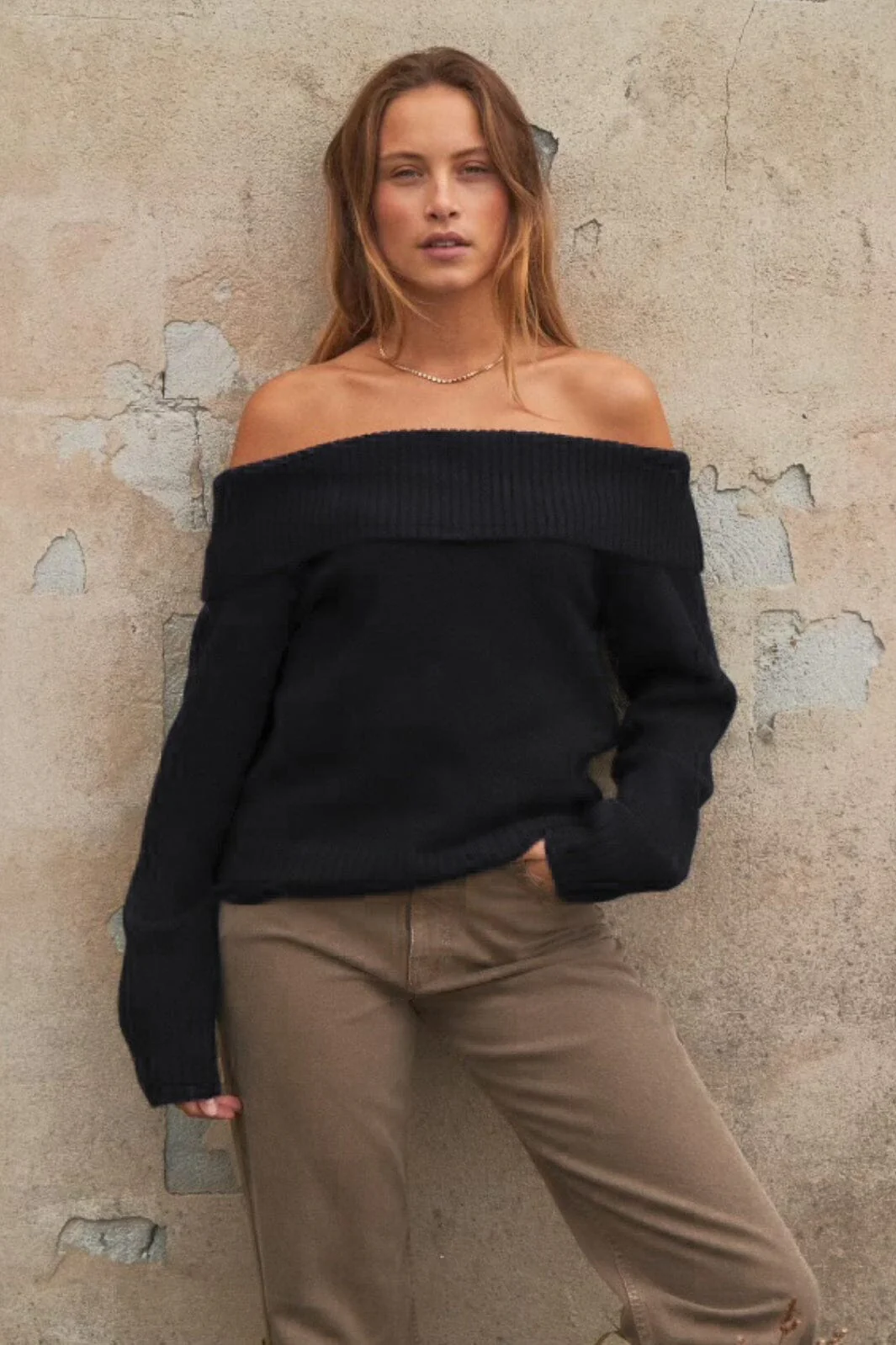 Neo Noir Jane Knit Blouse black