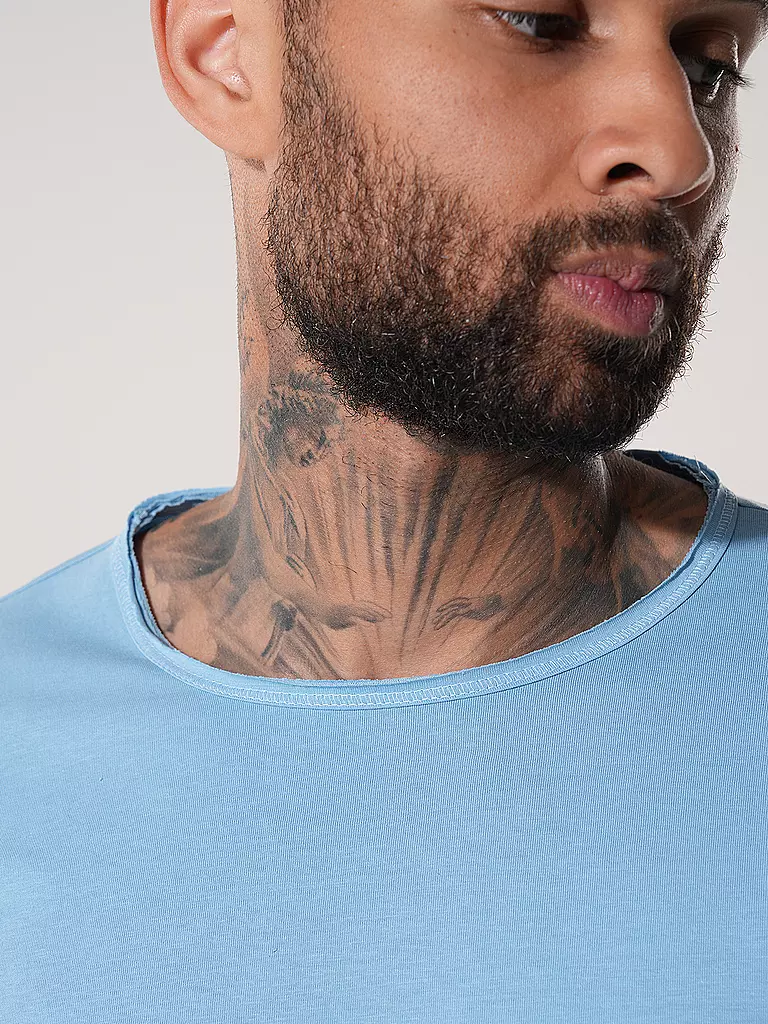 REPLAY Langarmshirt  hellblau