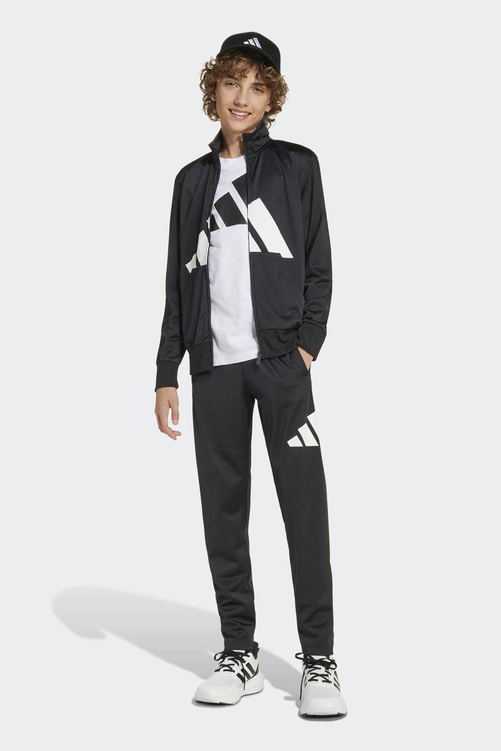 adidas trainingspak zwart/wit
