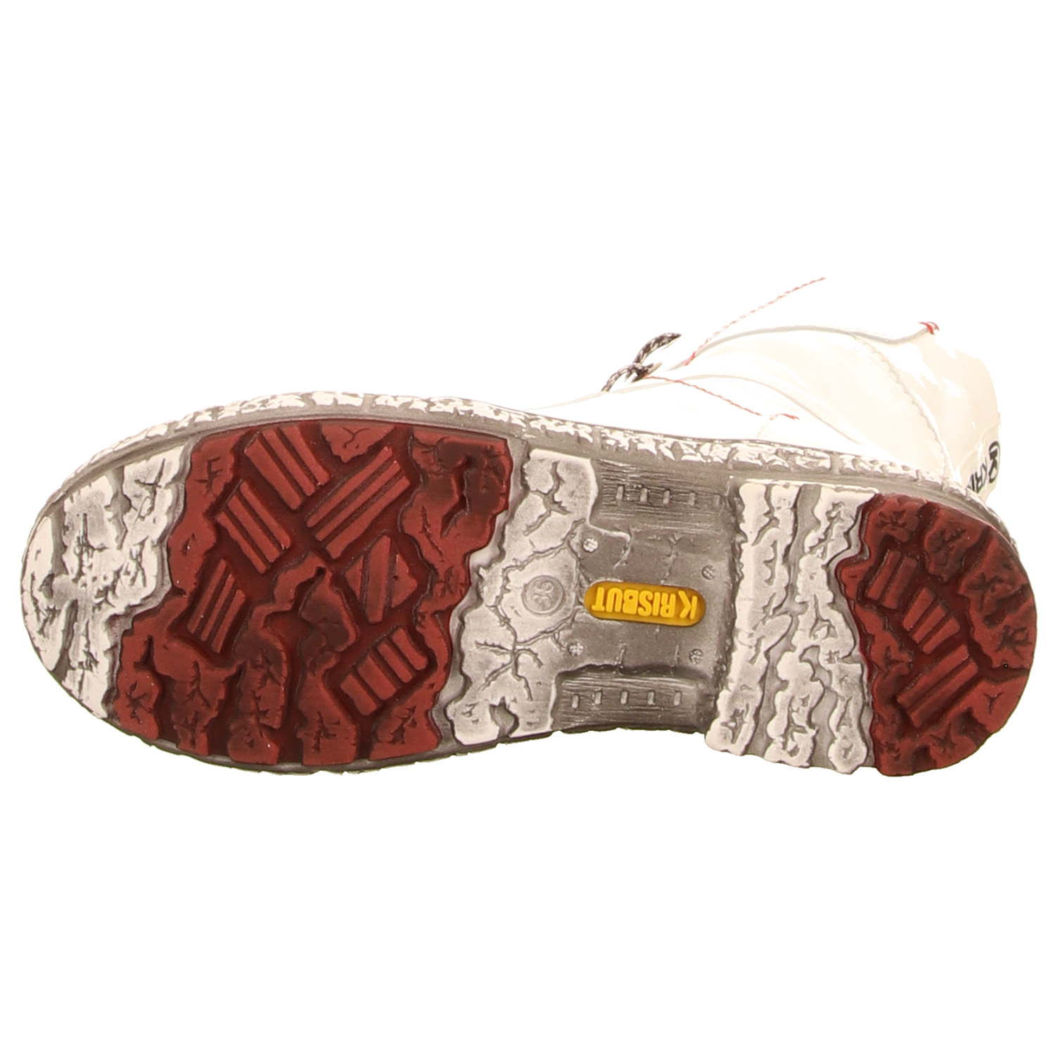 Krisbut Stiefelette weiss/weiss kombi