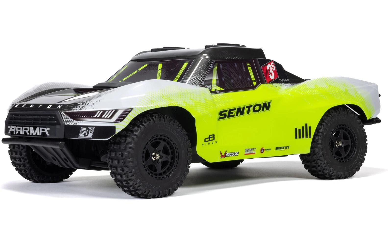 Short Course Truck Senton BLX 223S Gelb ARTR, 1:10<br>Off-Road Modell mit Brushless Motor