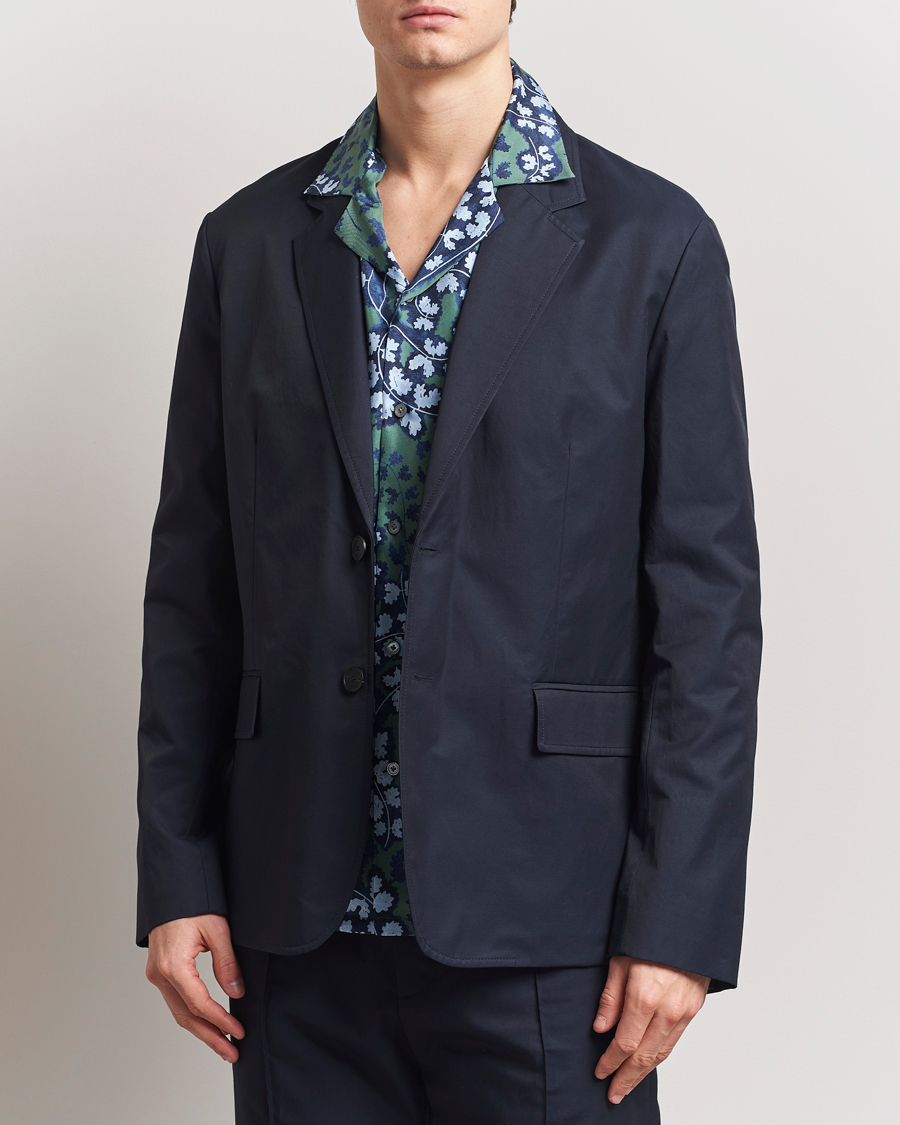 Lanvin Soft Constructed Blazer Navy