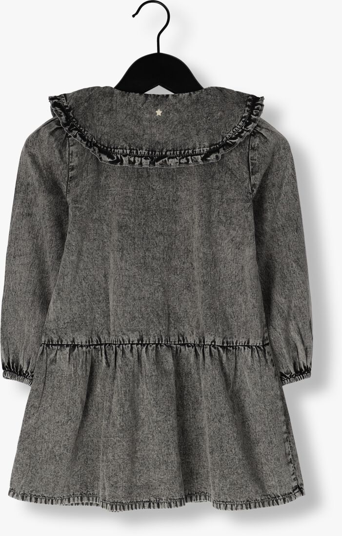 YOUR WISHES donkergrijze your wishes midi jurk milou chambray