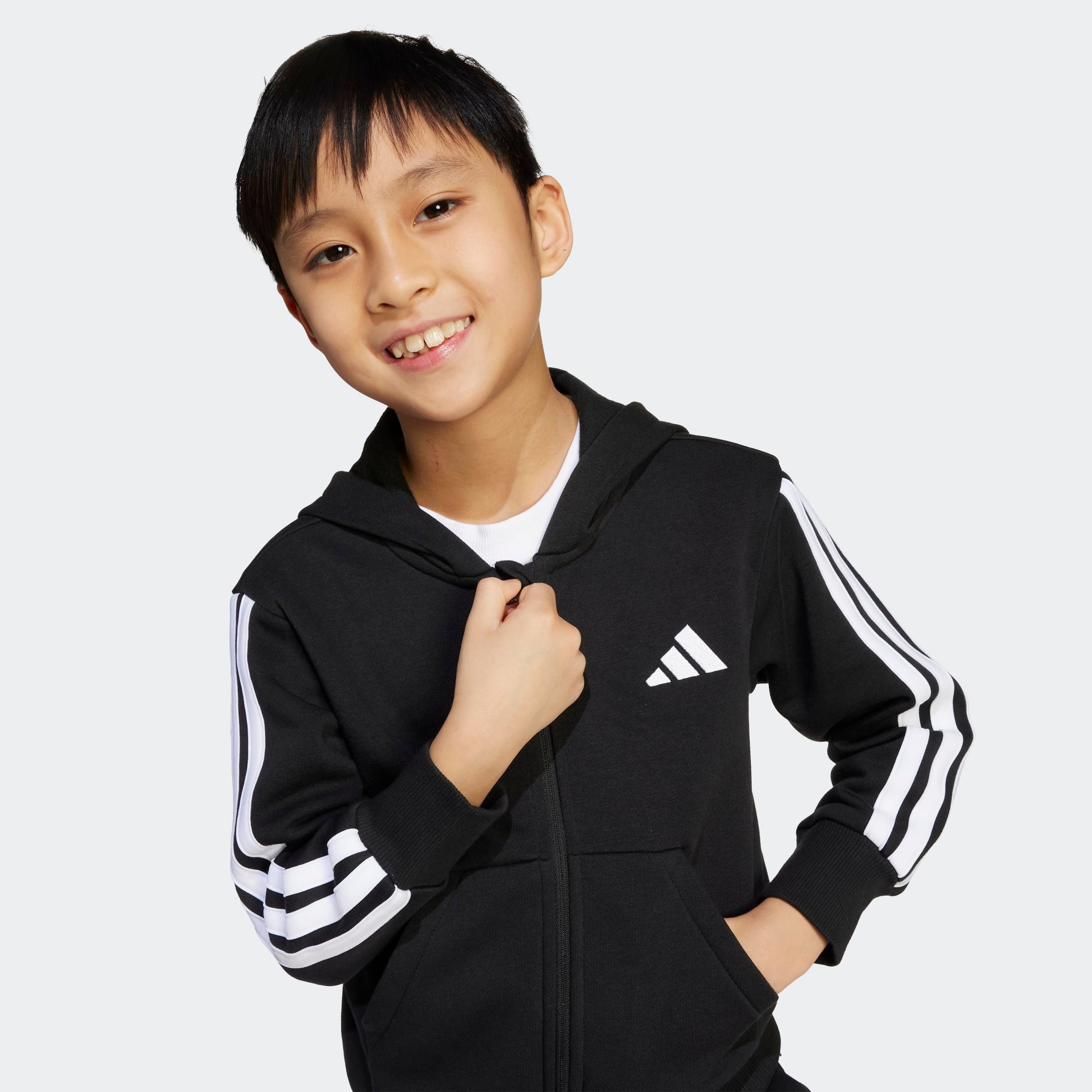 adidas Sportswear Sweatjacke »LK 3S FL FZ HD« 1 Stk. tlg.