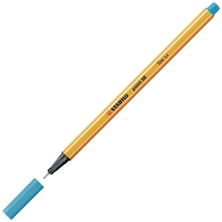 Fineliner - STABILO point 88 - Einzelstift - hellblau
