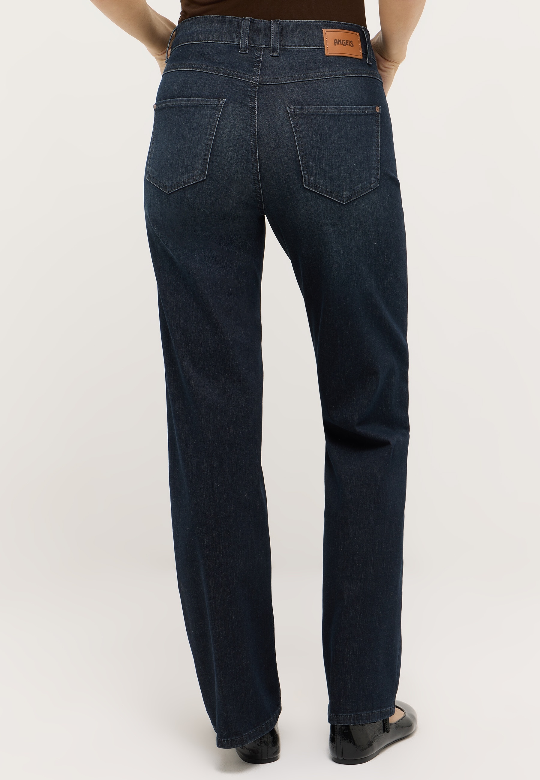 ANGELS Straight-Jeans »Lara« Wide Leg