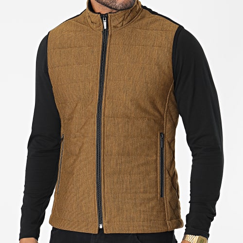 Veste Zippée Sans Manches 2000 Camel Chiné