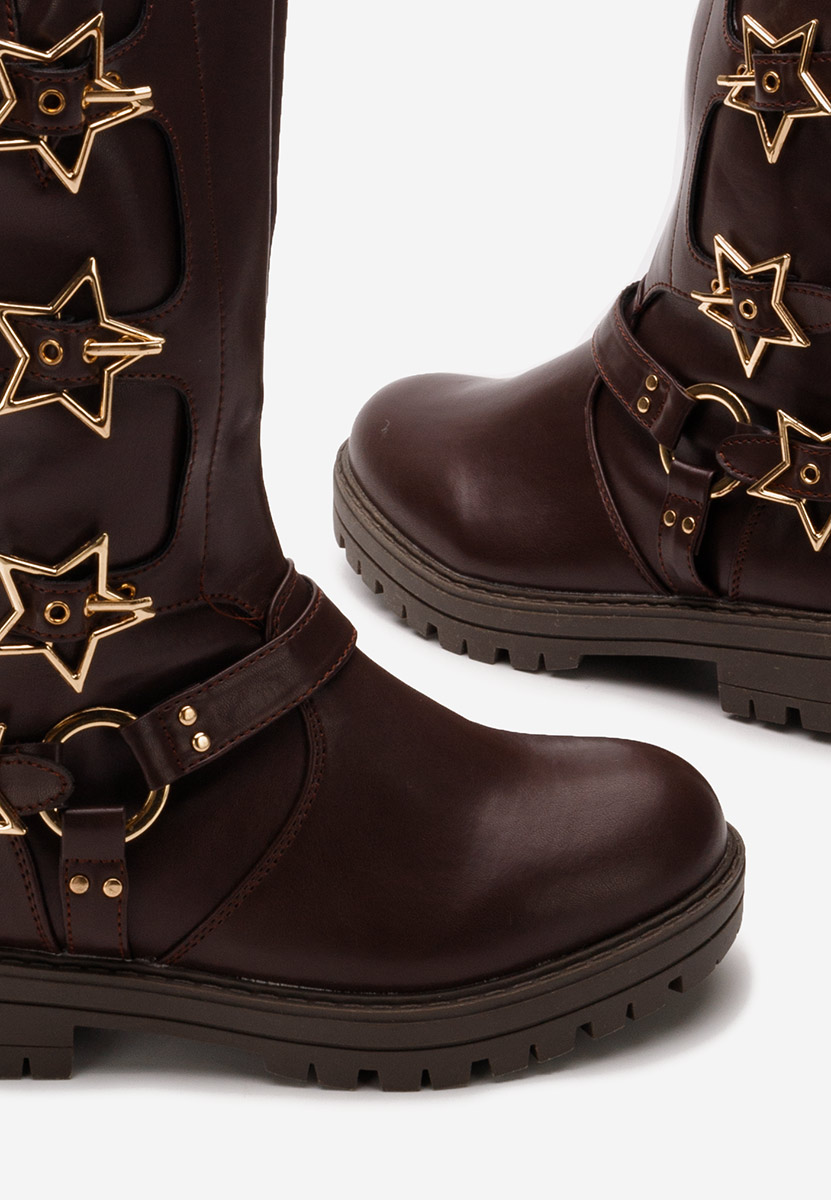 Bottes pour filles brunes Aselada