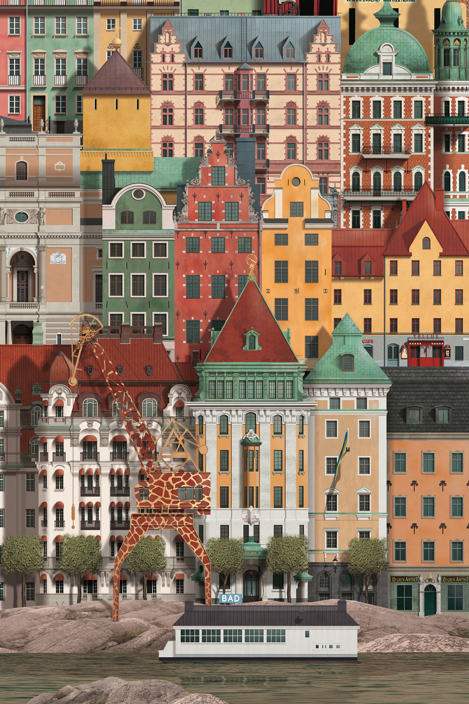 Stockholm IV by Martin Schwartz - Open Edition.