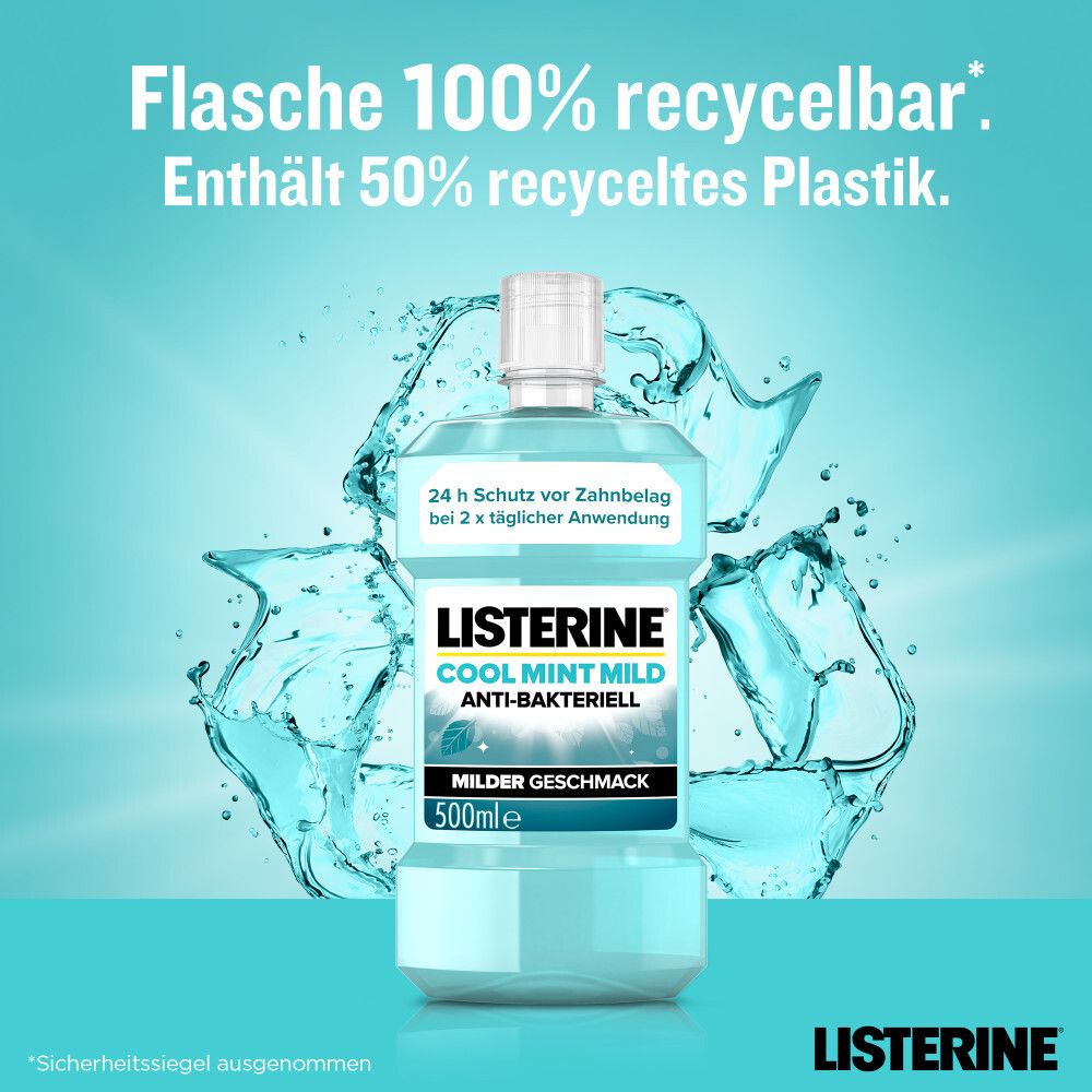 LISTERINE® Cool Mint Milder Geschmack