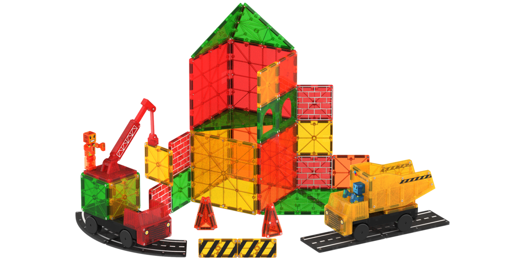 Magna-Tiles - Bygherre XL 50 stk