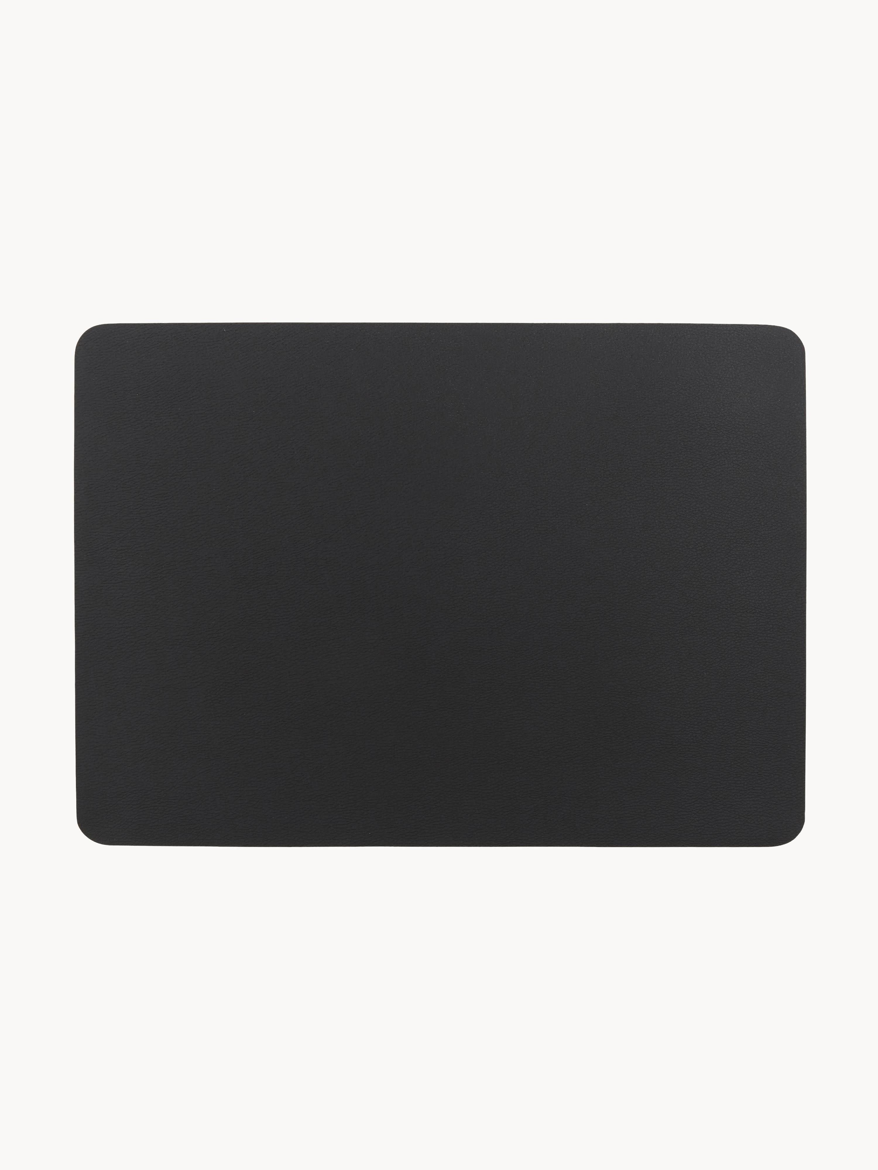 Kunstleren placemats Pik, 2-delig