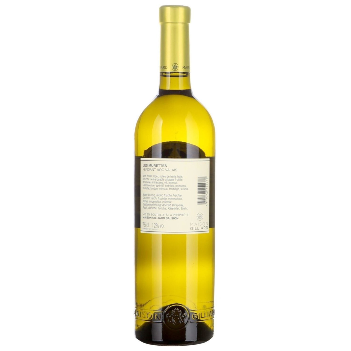 Valais AOC Fendant Les Murettes Maison Gilliard -75cl