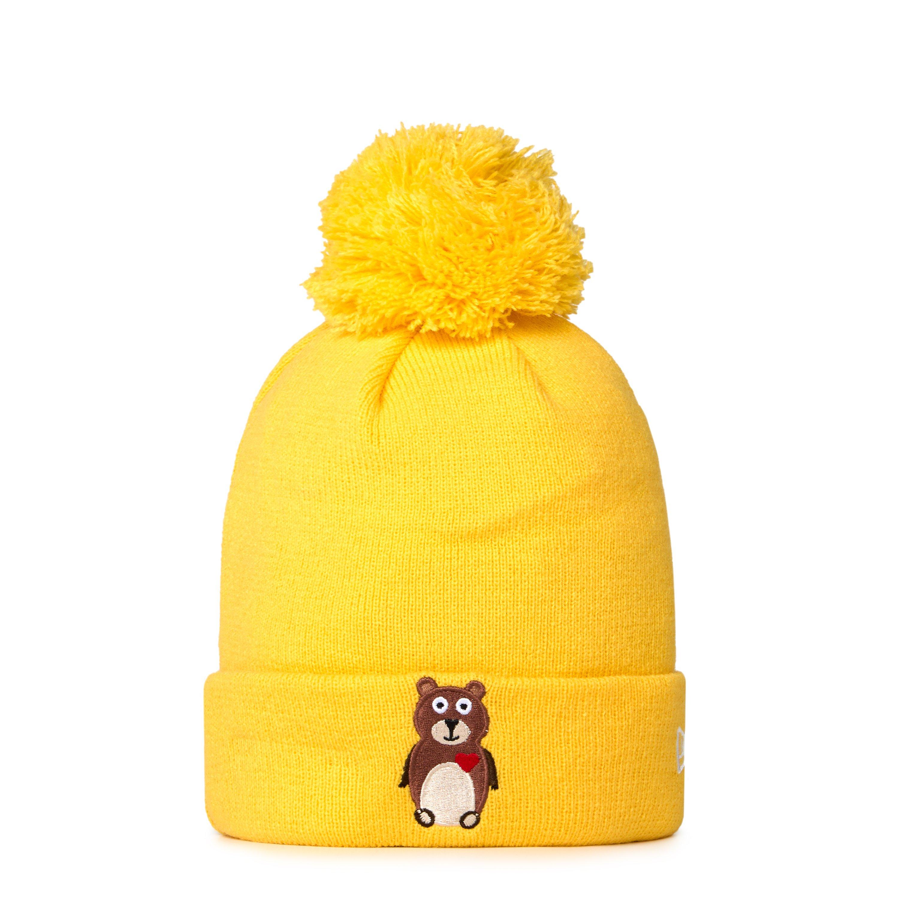 New Era New Animal Pom Pom Beanie Juniors