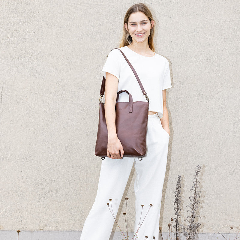 3-in-1 Tote Bag Dark Brown