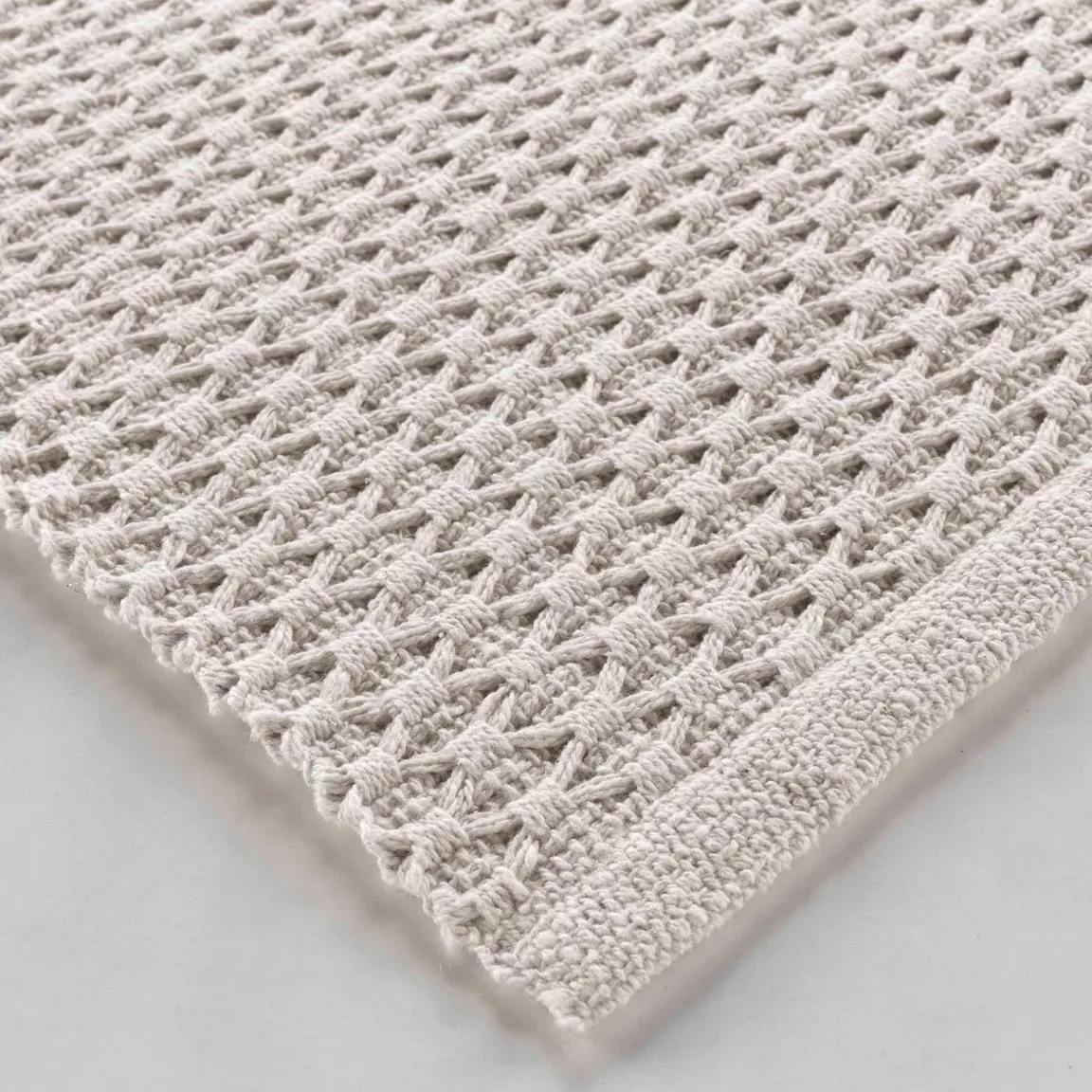 Tapis de salon coton (50 x 80 cm) Alivia Ecru