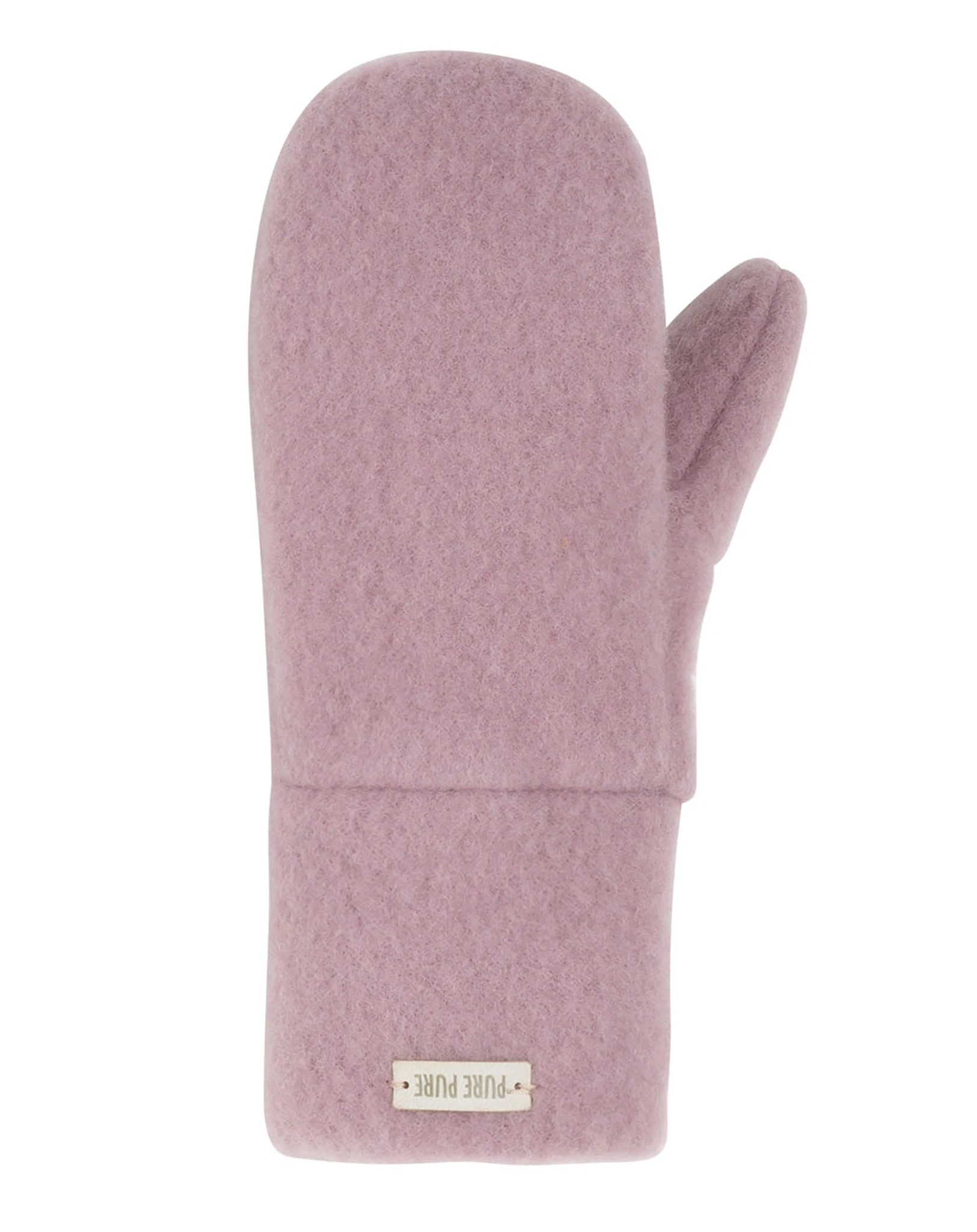 Wollfleece-Handschuhe ONLY in mauve