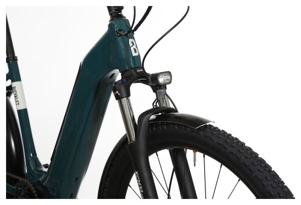 VTC Électrique Bicyklet Fabienne Shimano Deore 10V 625 Wh 29'' Turquoise