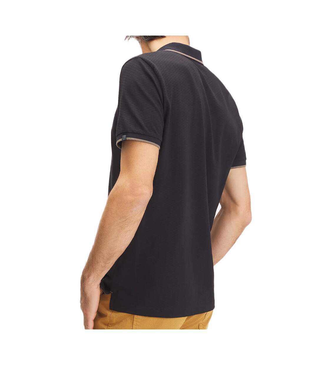 Polo Noir Homme TBS Nory
