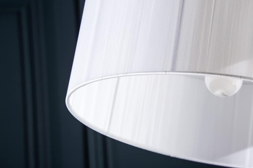 invicta INTERIOR Bogenleuchte EXTENSO weiß mit weißem Marmorfuß Bogenlampe