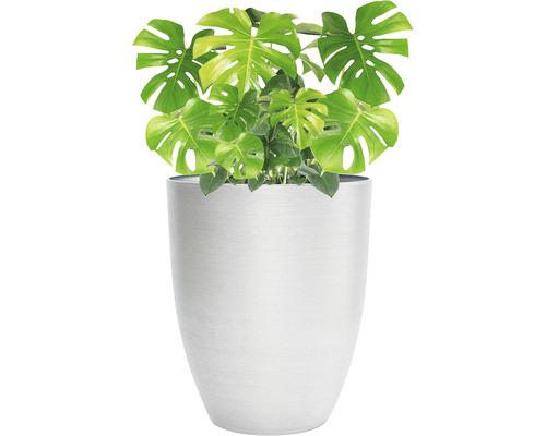 Lafiora plantenpot, kunststof, Ø 35 x H 42,5 cm, zilver