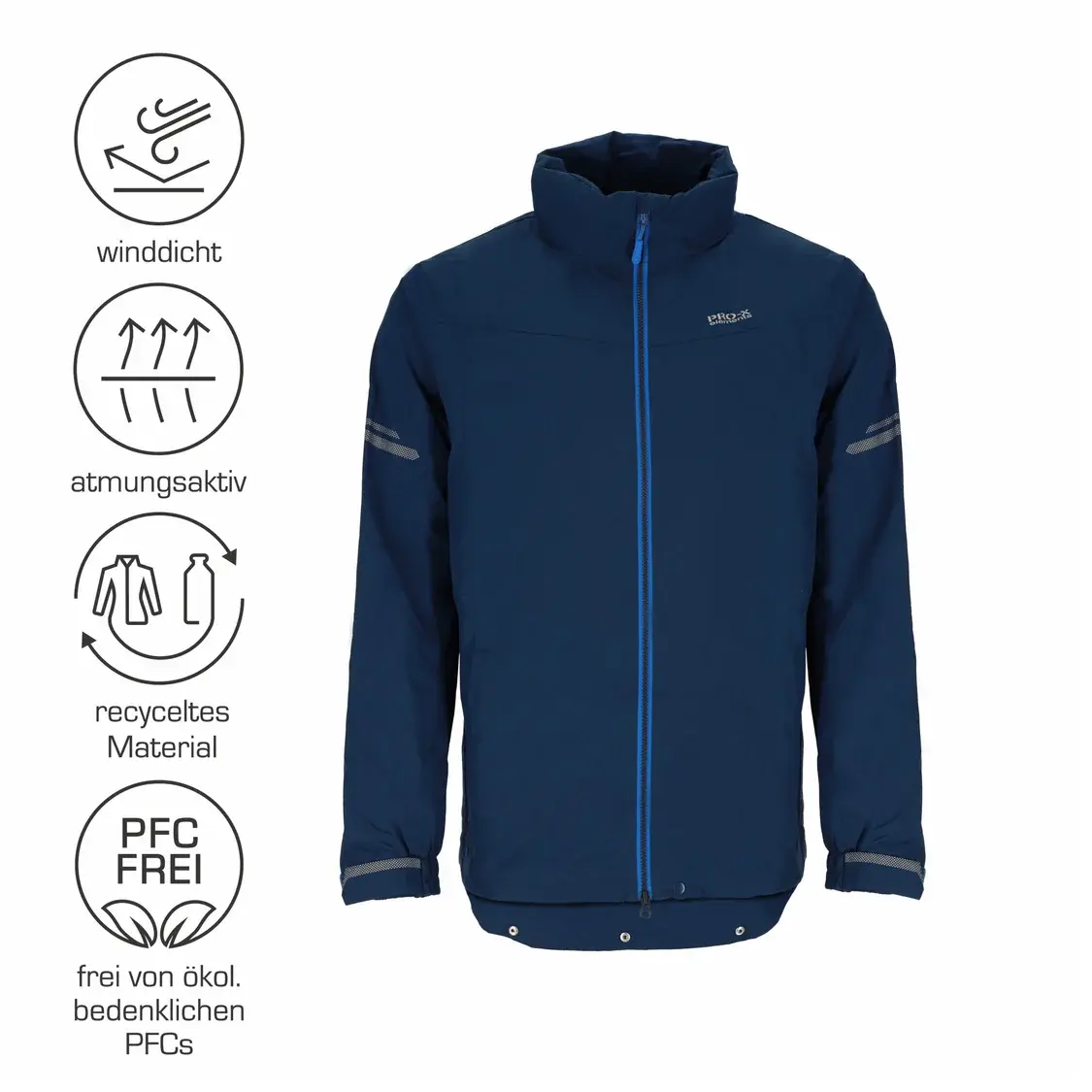 PRO-X elements Conrad Regenjack Blauw Heren