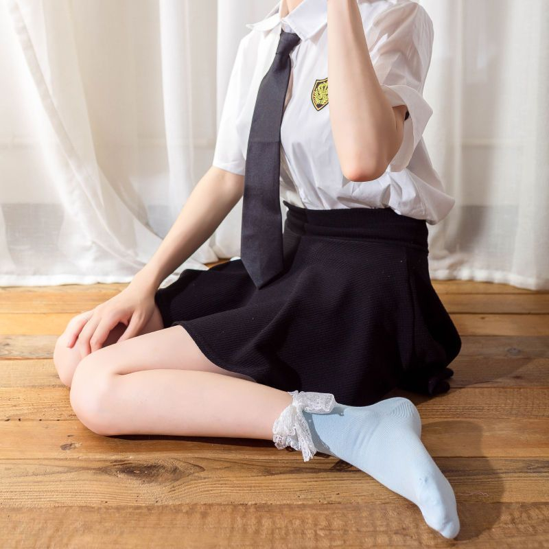 Sayaka - Sokken met kant